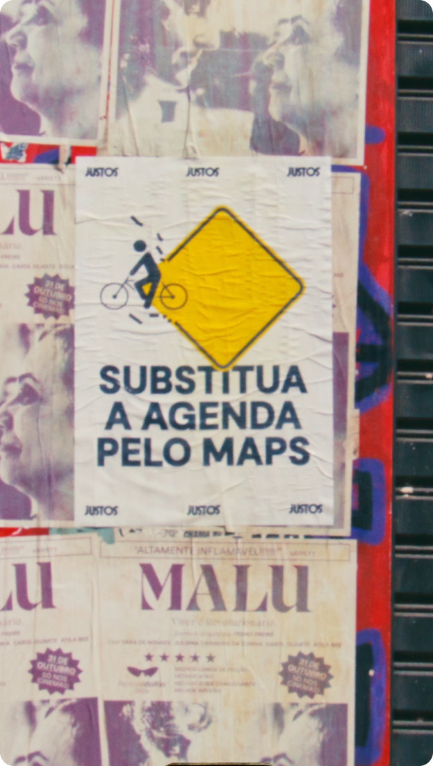Lambe-lambe — substitua a agenda pelo maps