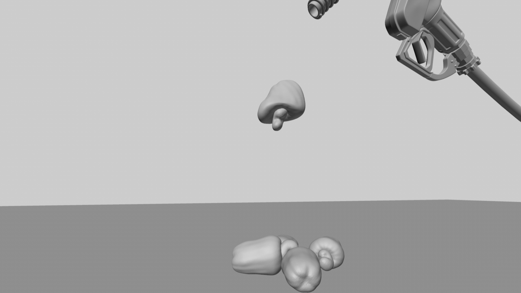 Caju making of — 3D
