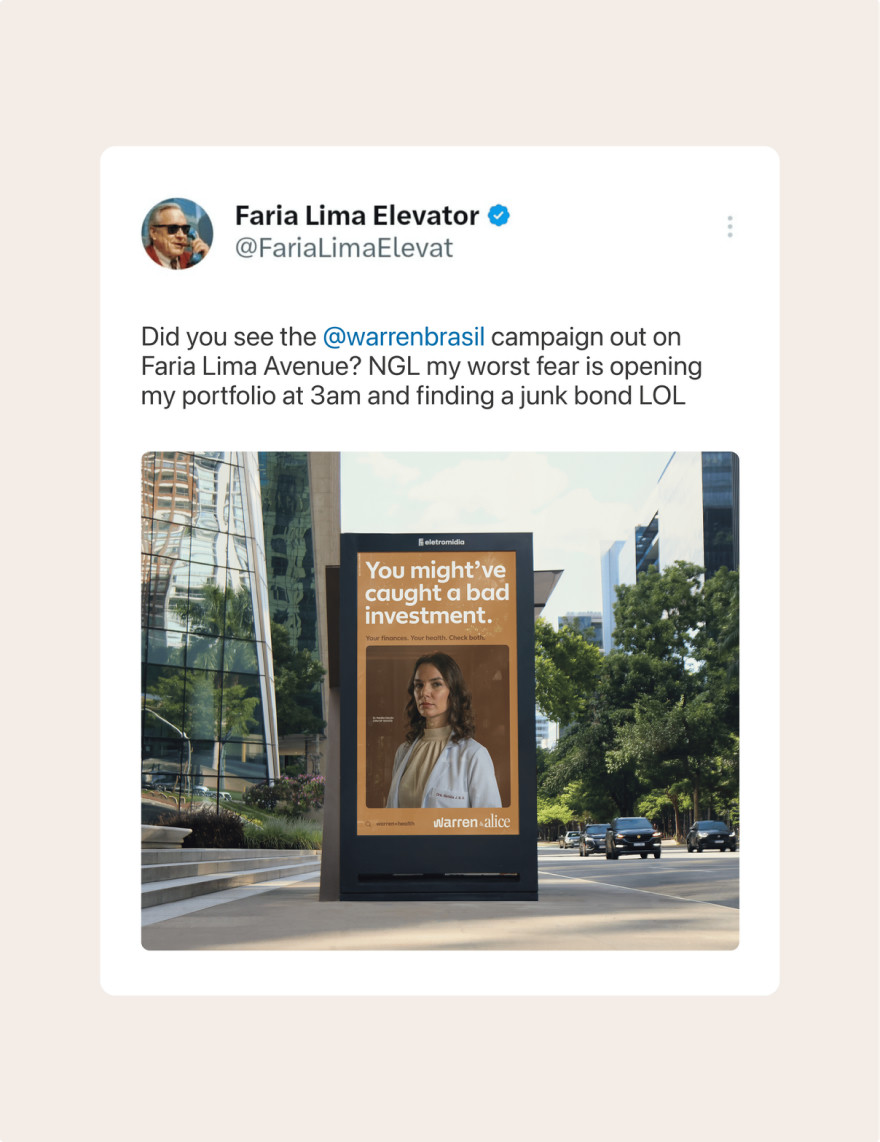 Tweet — Faria Lima Elevator