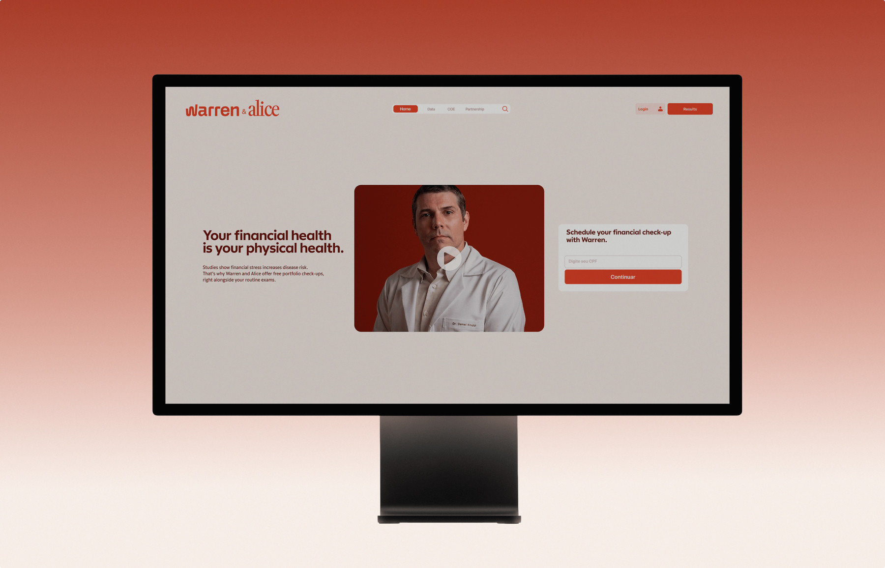 Warren & Alice — campaign website