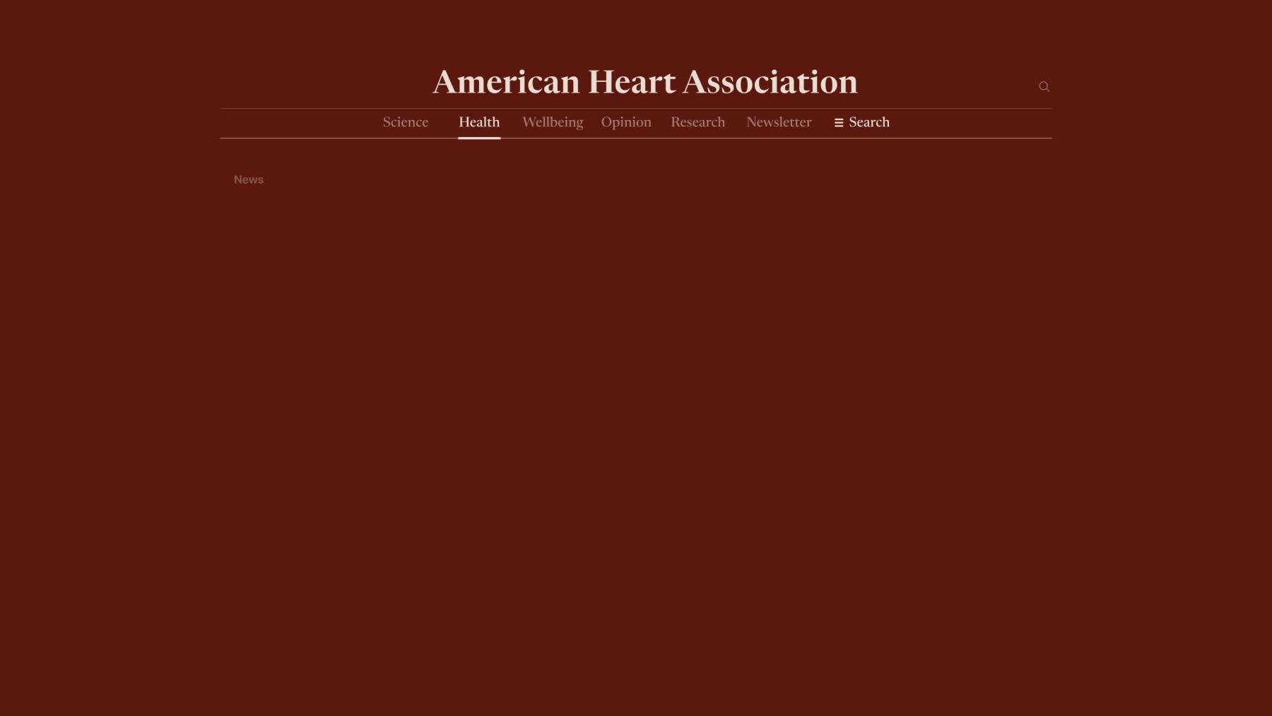 American Heart Association — News 01 film